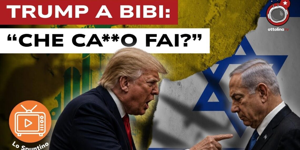 Donald Trump sgrida Benjamin Netanhyau