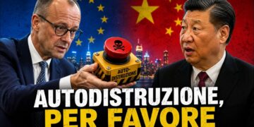 Friedrich Merz porge a Xi Jinping il pulsante rosso dell'autodistruzione