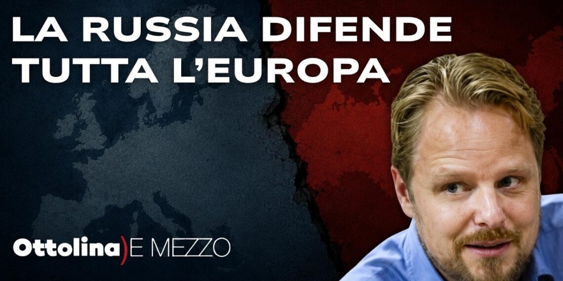 Mappa di Europa e Russia. Hauke Ritz in primo piano