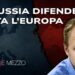 Mappa di Europa e Russia. Hauke Ritz in primo piano