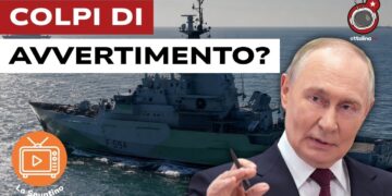Nave da guerra. Vladimir Putin in primo piano