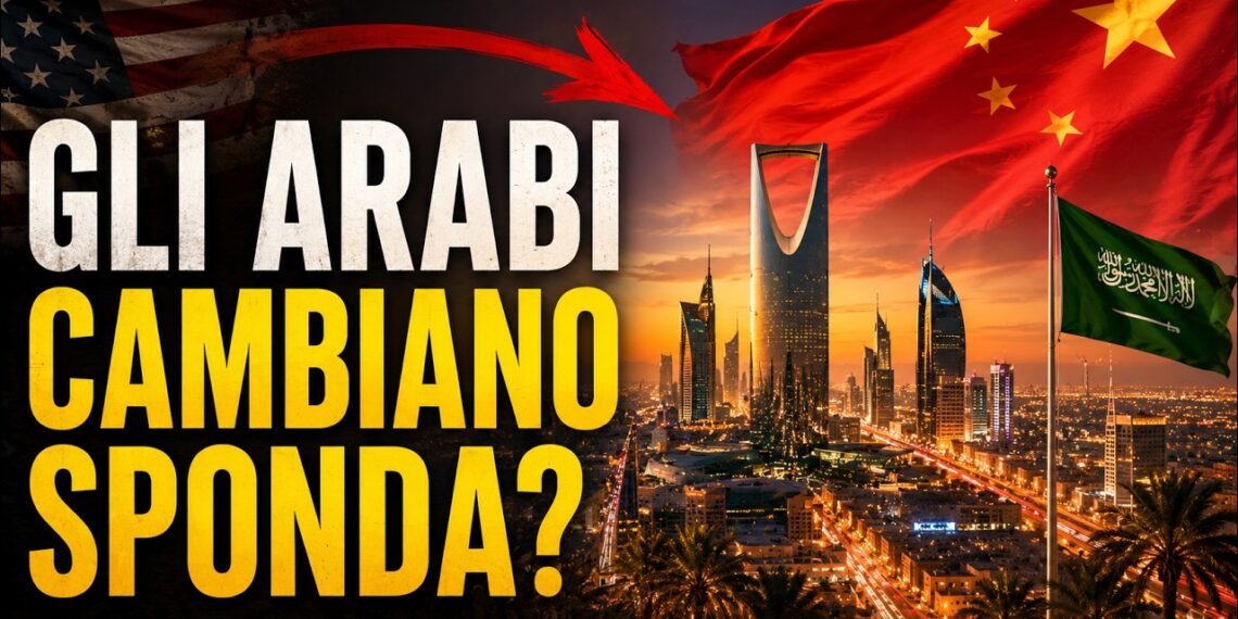 Panorama di una città araba
