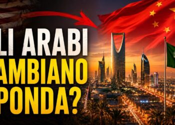Panorama di una città araba