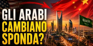 Panorama di una città araba