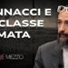 Scenario di città bombardata. David Colantoni in primo piano