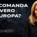 Sede del parlamento Ue a Bruxelles. Elena Basile in primo piano
