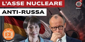 Bandiere di Germania e Giappone. Sanae Takaichi e Friedrich Merz in primo piano