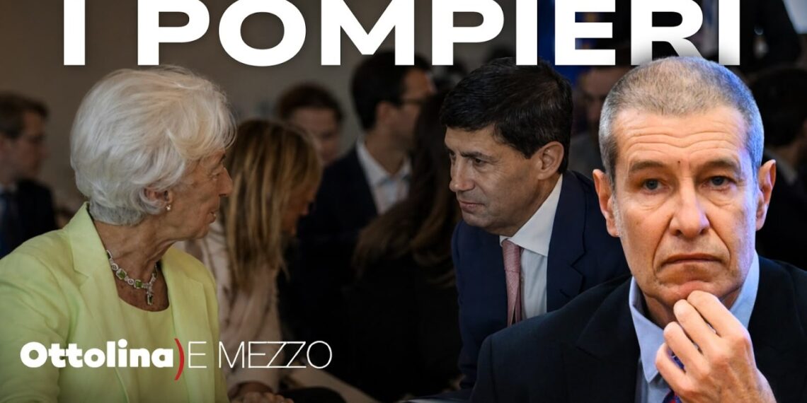 Christine Lagarde parla con il presidente della Fed. Alessandro Volpi in primo piano