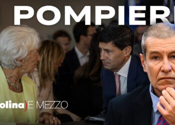 Christine Lagarde parla con il presidente della Fed. Alessandro Volpi in primo piano