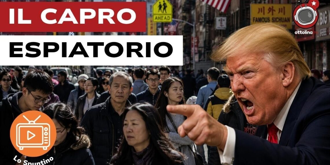 Donald Trump furibondo punta il dito contro cittadini cinesi