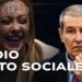 Giorgia Meloni che ride e Alessandro Volpi