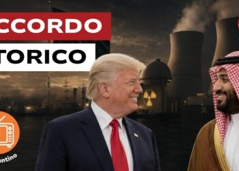 Impianto nucleare civile. Donald Trump e Mohammed bin Salman in primo piano