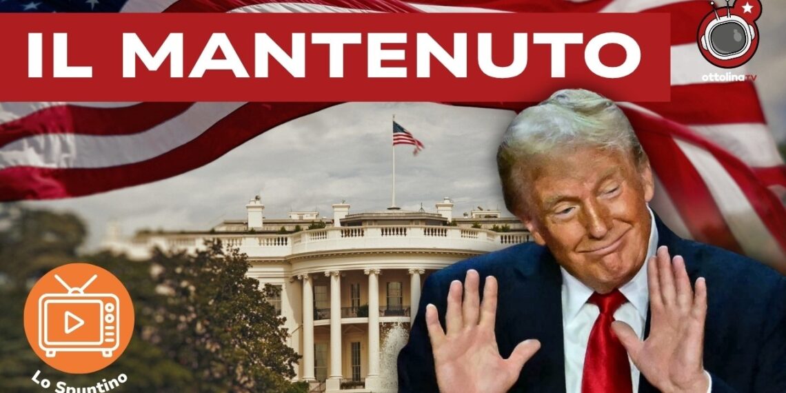 La Casa Bianca. Donald Trump in primo piano