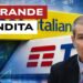 Logo di Poste e TIM. Alessandro Volpi in primo piano