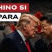 Mappa del mondo. Donald Trump e Xi Jinping si guardano in cagnesco in primo piano
