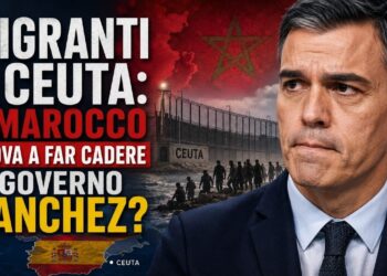 Migranti sbarcano a Ceuta. Pedro Sanchez in primo piano