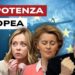 Sagoma di un soldato. Giorgia Meloni, Ursula von der Leyen e Vladimir Putin in primo piano