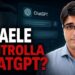 Bandiera israeliana e logo di ChatGPT. Samuele Soddu in primo piano