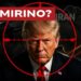 Il volto di Donald Trump in un mirino