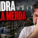 Scorcio di Londra. Giuliano Marrucci si tura il naso in primo piano