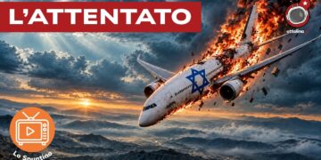 Aereo israeliano precipita in fiamme