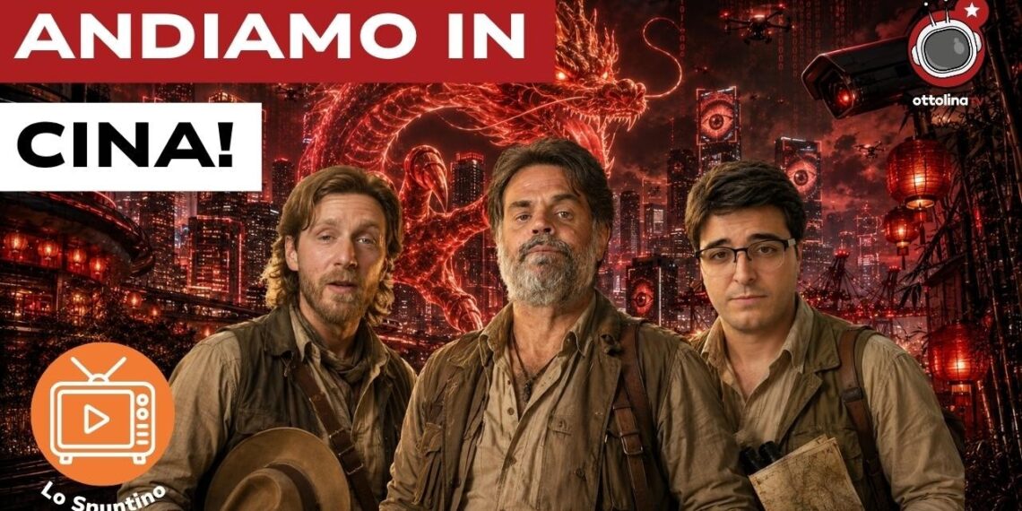 Alessandro Bartoloni Saint-omer, Giuliano Marrucci e Samuele Soddu vestiti da Indiana Jones