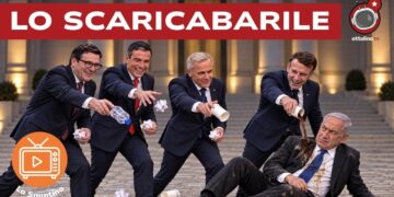 Andy Burnham, Pedro Sanchez, Mark Carney e Emmanuel Macron gettano tovaglioli e caffè addosso a Benjamin Netanhyau