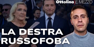Marine Le Pen e Jordan Bardella. Giacomo Gabellini in primo piano