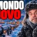 Oleodotto artico. Giuliano Marrucci vestito da eschimese in primo piano