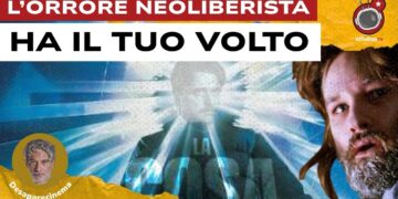 Scena del film La cosa con un giovane Achille Occhetto che parla dal palco della Bolognina