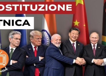 Scott Bessent e Donald Trump guardano imbronciati Lula. Xi Jinping, Vladimir Putin e Narendra Modi che si stringono le mani
