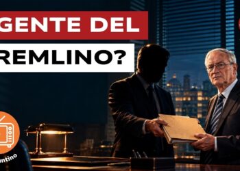 August Hanning riceve una cartelletta da un uomo con il volto oscurato