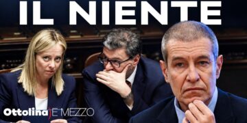 Giorgia Meloni e Giancarlo Giorgetti in Parlamento. Alessandro Volpi in primo piano